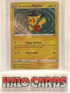 PACK FRESH Special Delivery Pickachu Holo SWSH074 MINT Q - Bild 1 von 2