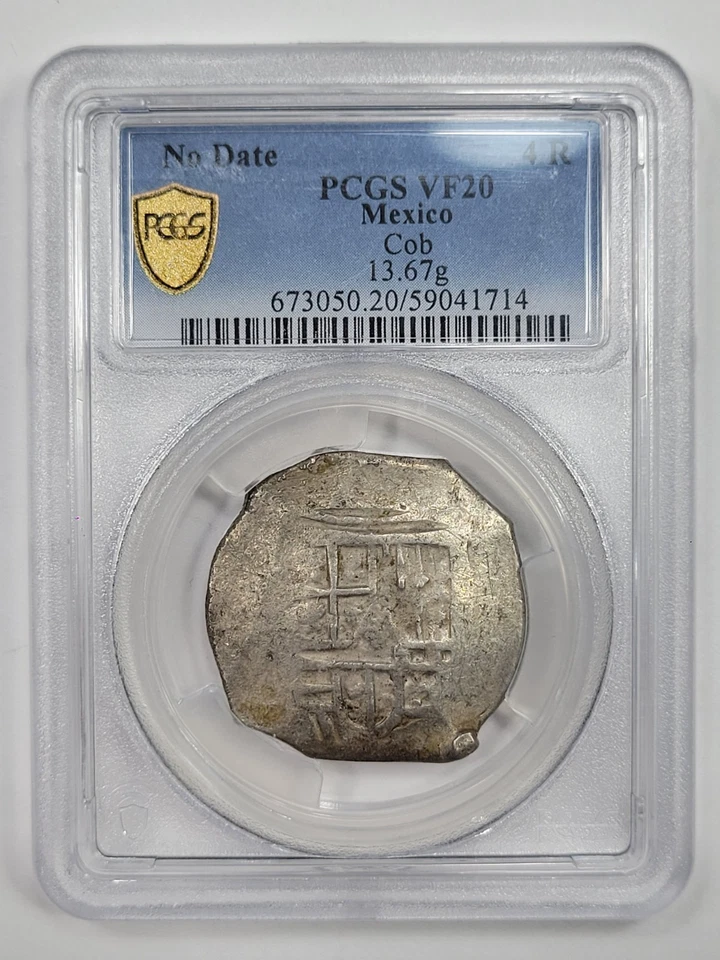 1628-1634 Cob 4 Reales Mo MEXICO PCGS VF20 Certitfied Genuine Nice *K585 - Image 1 of 4