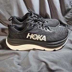 Hoka One One Gaviota 5 Herren Schuhe Größe 8,5 2E Weite Laufen Schwarz Weiß Turnschuhe - Bild 1 von 8