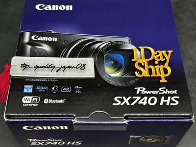 NEW 1 Day Ship Canon PowerShot SX740 HS Digital Camera 4K WiFi 40x Zoom -Silver - Image 1 of 4