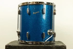 60er Jahre Rogers 16x16 Sparkling Blue Pearl Bodentom - Bild 1 von 10