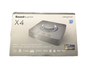 Creative Sound Blaster X4 Hi-Res 24bit/192kHz External USB DAC & Amp Sound Card - Picture 1 of 1