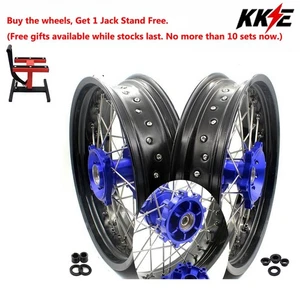 KKE3.5*17"/4.25* 17" Supermoto Wheels for Suzuki DR650SE 1996-2024 Motard Rims - Picture 1 of 13