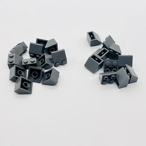 Lego Bulk lot - 2x2 Slopes & 2x2 Inverted Slopes - Dark Bluish Grey - Picture 1 of 1