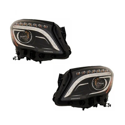 For Mercedes-Benz GLA45 AMG 2015 2016 Headlight Driver & Passenger | Pair | CAPA Foto 1 de 4