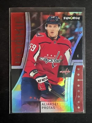 2021-22 Upper Deck Synergy Rookies Red Tier 1 Aliaksei Protas #132 Rookie RC - Image 1 of 3
