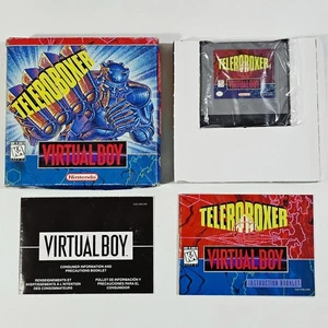 Nintendo VIRTUAL BOY 3D Beat'em Up TELEROBOXER us CIB Battlemech Science Fiction - Picture 1 of 3