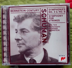 BERNSTEIN CENTURY – SCHUMAN SYMPHONIES NO. 3 & NO. 8  -  CD | LIKE NEW FREE POST - Bild 1 von 2