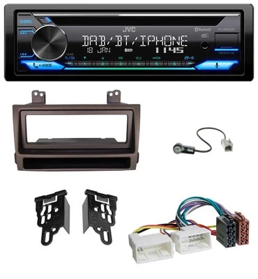 JVC Bluetooth MP3 USB DAB CD Autoradio für Hyundai Sonata ab 09 dunkelbraun meta - Bild 1 von 4