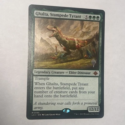 ~ Ghalta, Stampede Tyrant ~ NM ~ Promo Pack: The Lost Caverns of Ixalan ~ MTG ~ - Image 1 of 2