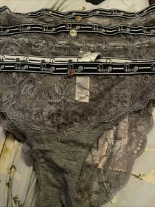 Marks & Spencer Autograph Brazilian Knicker Size 18 Grey - Picture 1 of 3