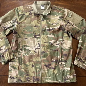 Massiff OCP Camouflage Altitude Softshell Flame Resistant Jacket Size Large Gebraucht - Bild 1 von 6