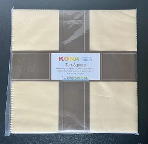 Kona Cotton Solids Ten-Square Pastel Palette 10” Square Fabric - Picture 1 of 3