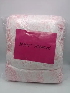 Juego de edredón Betsey Johnson rosa completo/queen 3 piezas - Imagen 1 de 10