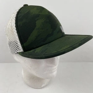 Patagonia Snapback Trucker Hat Adult Green Camo Foam Front White Mesh Back - Picture 1 of 8