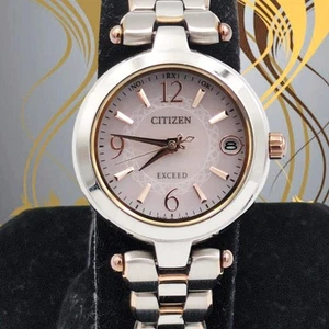 Citizen Exceed Radio Wave Solar Watch 15cm Band Used no112 - Picture 1 of 9