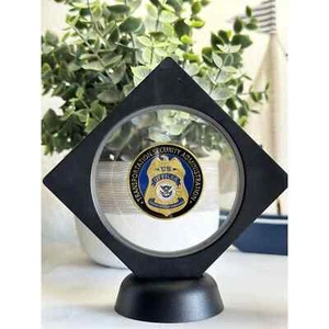 TRANSPORTATION SECURITY ADMINISTRATION (TSA) Challenge Coin W/ 3D Display Case - Picture 1 of 4