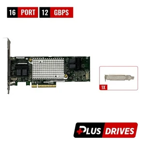 Contrôleur Raid Adaptec SAS ASR-81605ZQ 16 ports 12 Gbit/s 1 Go cache PCIe 3,0 x8 - Photo 1/7