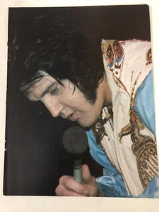 70er Jahre Elvis Presley Magazin Pinup Vintage Ephemera Elvis im Overall - Bild 1 von 2