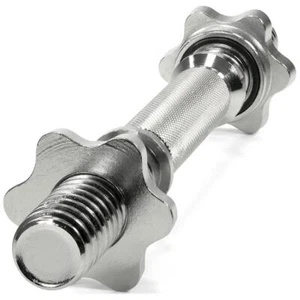 MAXXIVA Hantelstange silber 35 cm Kurzhantel Sternverschluss Gewichtsstange - Bild 1 von 7