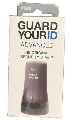 Guard YourID Your ID Advanced Security Stamp With Black Ink Unique Office Supply - Image 1 of 2