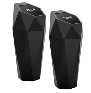Car Trash Can with Lid, 2 Pack Mini Cup Holder Garbage Can for Car, Garbage Bin - Picture 1 of 12