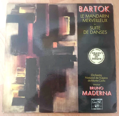 Vinyl LP classique BARTOK, Maderna - Le mandarin merveilleux, Suite - Guilde - Photo 1/3