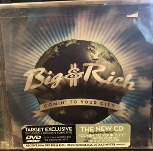 Comin' to Your City by Big & Rich (CD, Nov-2005, Warner Bros.) With DVD - Picture 1 of 2