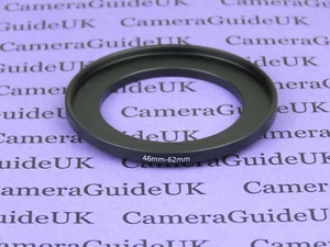 46mm to 62mm Male-Female Stepping Step Up Filter Ring Adapter 46mm-62mm - Picture 1 of 2