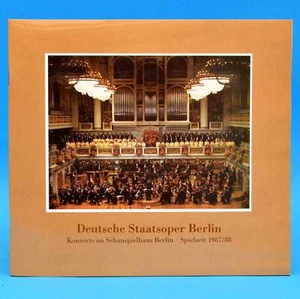 Deutsche Staatsoper Berlín | Conciertos en el Schauspielhaus | Spielzeit 1987/88 A3 - Imagen 1 de 1