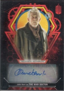 JOHN HURT Autograph card ##2/5- DOCTOR WHO Extraterrestrial Encounters - Picture 1 of 2