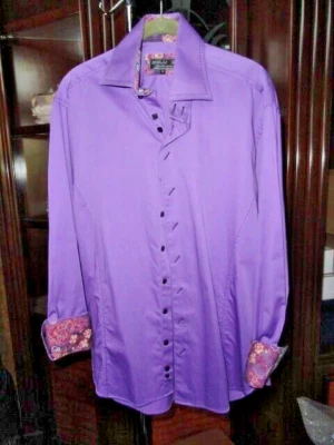 Deluxe Collection Long Sleeve Mens Shirt Size 3 - Image 1 of 4