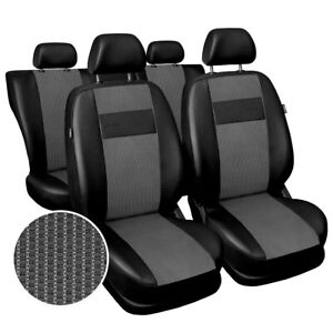 Sitzbezüge Sitzbezug Schonbezüge für VW Tiguan Schwarz Modern MC-1 Komplettset