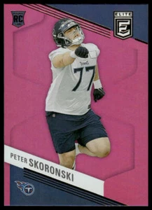 2023 Donruss Elite #175 Peter Skoronski Pink Tennessee Titans - Picture 1 of 2