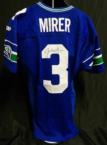 Rick Mirer Signed Seattle Seahawks Authentic Game Jersey JSA Authenticated - Picture 1 of 5