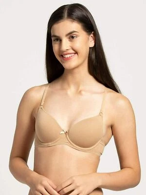 Jockey 1245 Women's Cotton T-Shirt Padded Bra Style Number 1245 Pack Of 2 - Image 1 of 4