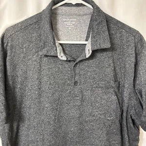 Camisa Polo Banana Republic Wicking Piqué Para Hombre Gris Manga Corta Talla Extra Grande - Imagen 1 de 5