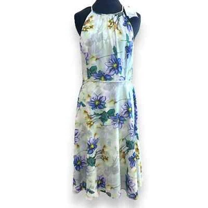 Alex Marie Thea Dress Women's Size 10 New Floral Garden Party Halter Spring New - Picture 1 of 14