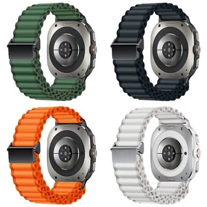 For Samsung Watch 7 Ultra 47mm Woven Nylon Loop Strap Smart Watch Band Bracelet - Picture 1 of 16
