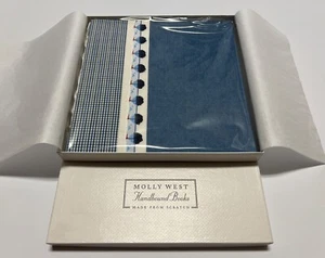NEW Molly West Handbound Baby's 1st Year Heirloom Keepsake Book Sailboat *RARE* - Picture 1 of 11