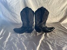Ariat Western Leather Cowboy Sz 6B Womens Black Boots