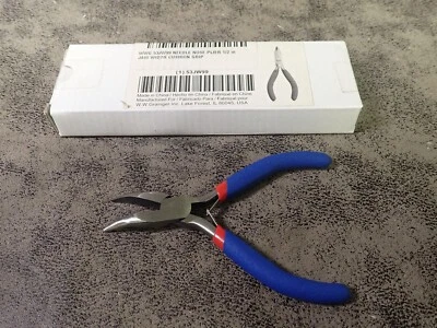 NEW Westward 53JW99 4 1/2" Bent Needle Nose Pliers (BN349) - Image 1 of 4