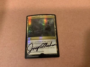 MTG Magic Command Tower FOIL Signed Artist Proof x1 CC1 Joseph Meehan - Picture 1 of 2