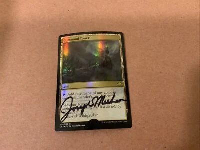 MTG Magic Command Tower FOIL Signed Artist Proof x1 CC1 Joseph Meehan - Image 1 of 2
