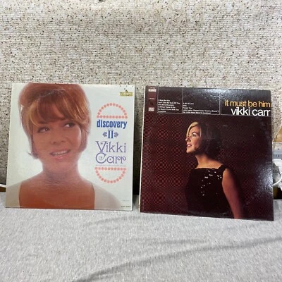 Vikki Carr - It Must Be Him LP - 1967 LST-7533 & Discovery Vol II LP LRP-3383 - Image 1 of 4