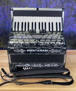 Montanari Fisarmonica Pianoforte 5 Interruttori 72 Bassi 34 Tasti Grigio (14) - Foto 1 di 9