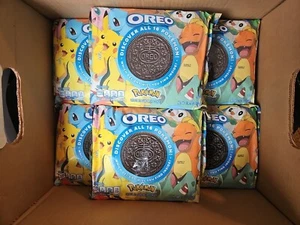 ¡ESTUCHE DE 10X NUEVOS PAQUETES DE GALLETAS SÁNDWICH DE CHOCOLATE POKÉMON OREOS NNINTENDO SELLADOS! - Imagen 1 de 1