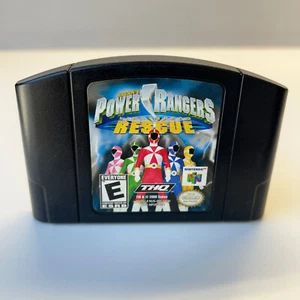 Power Rangers Lightspeed Rescue  N64 Nintendo 64 AUTHENTIC TESTED FAST - Picture 1 of 3