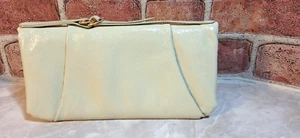 Vintage Hobo International DELLA Winter Weiß Geldbörse Portemonnaie CLUTCH Etui Kartenetui - Bild 1 von 15