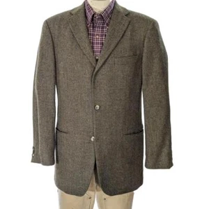 Blazer Abrigo Deportivo Texturizado Hugo Boss Mezcla Lana Talla 40R Usado en Excelente Condición - Imagen 1 de 8